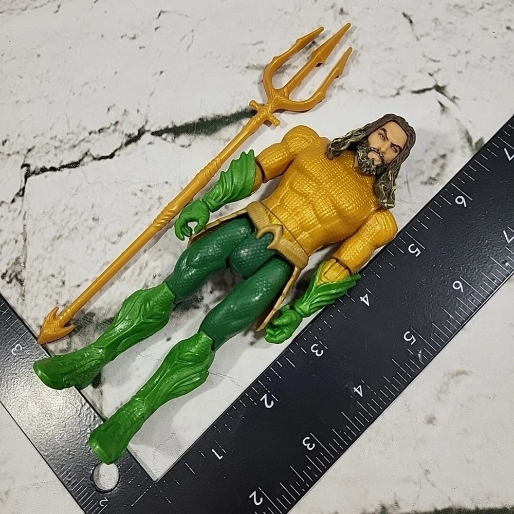 Aquaman King‎ Of Atlantis Movie Action Figure With Trident Jason Momoa DC Comics
